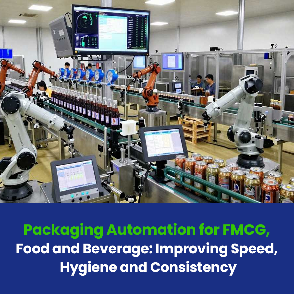 Packaging Automation for FMCG, Food and Beverage: Improving Speed, Hygiene and Consistency