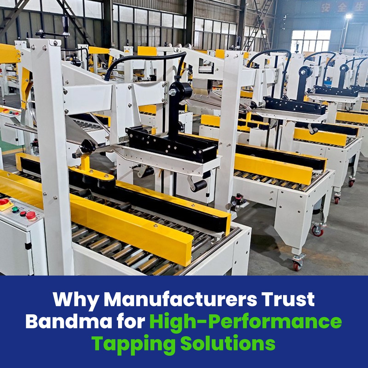 Why Manufacturers Trust Bandma for High-Performance Tapping Solutions